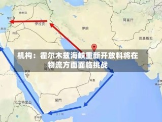 机构：霍尔木兹海峡重新开放料将在物流方面面临挑战