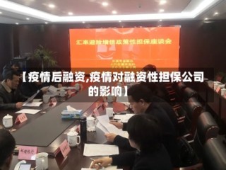 【疫情后融资,疫情对融资性担保公司的影响】