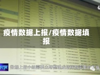 疫情数据上报/疫情数据填报