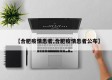 【合肥疫情患者,合肥疫情患者公布】