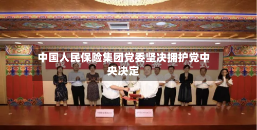 中国人民保险集团党委坚决拥护党中央决定-第1张图片
