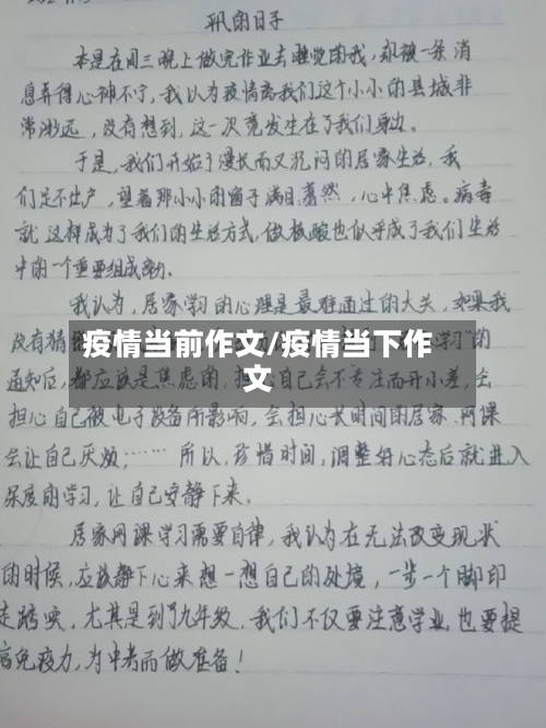 疫情当前作文/疫情当下作文-第3张图片